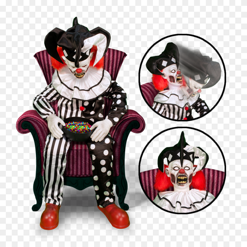 1000x1000 Tekky Toys - Scary Clown Clipart