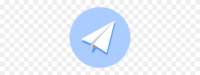 256x256 Telegram Icon Macaron Iconset Goescat - Telegrama Logotipo Png