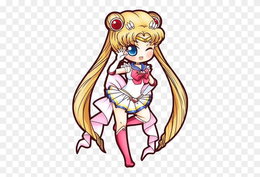 512x512 Telegram Sticker - Sailor Moon PNG