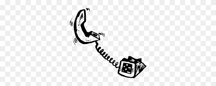 300x276 Telephone Clip Art - Phone Cord Clipart