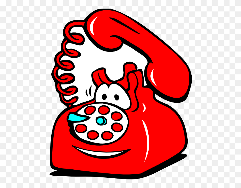 498x597 Telephone Clip Art Black And White - Rotary Phone Clipart