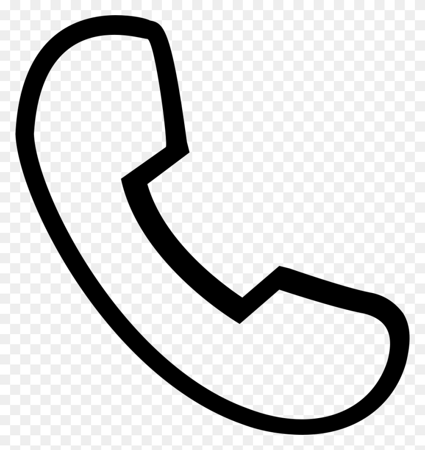 922x980 Telephone Png Icon Free Download - Telephone PNG