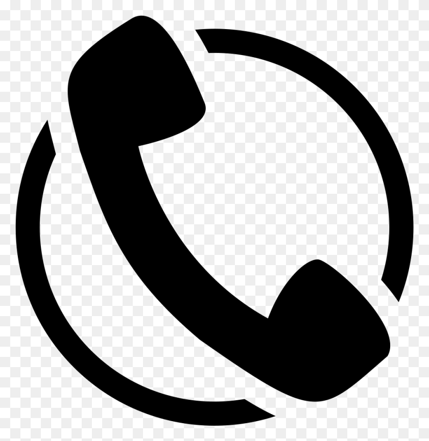 950x981 Значок Телефон Png Картинка - Символ Телефона Png