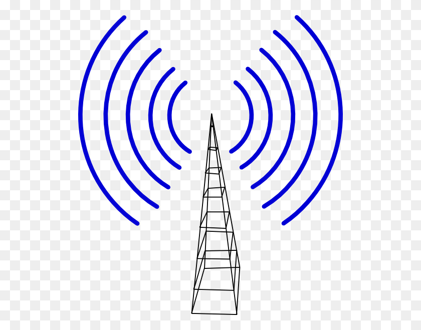 528x599 Television Antenna Clip Art Is - Irony Clipart