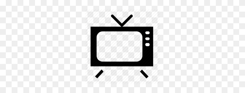 260x260 Television Clipart - Watching Television Clipart