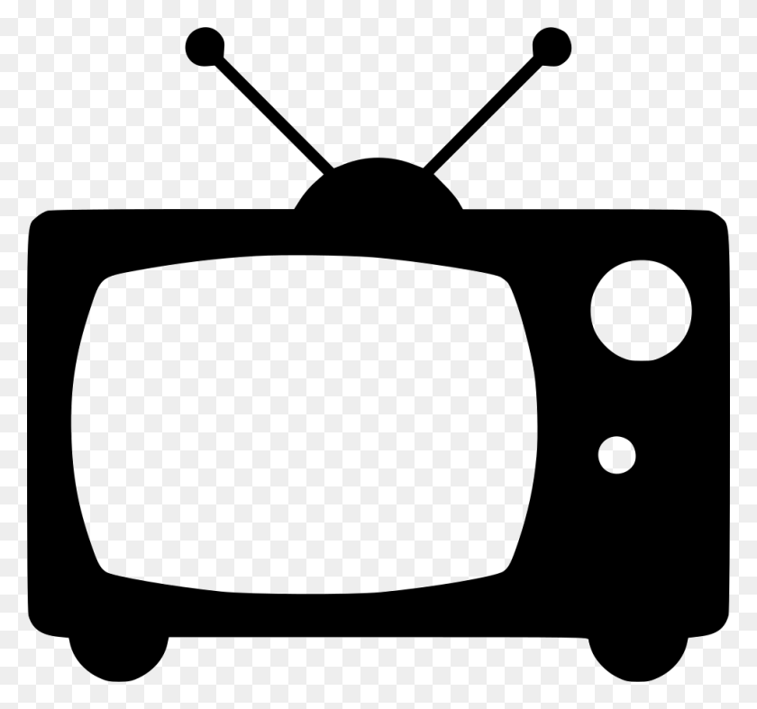 980x914 Televisión Old Tv Broadcast Icono Png Descargar Gratis - Old Tv Png