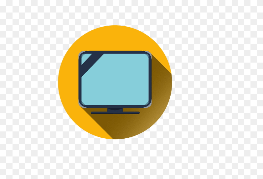 512x512 Television Round Icon - Television PNG