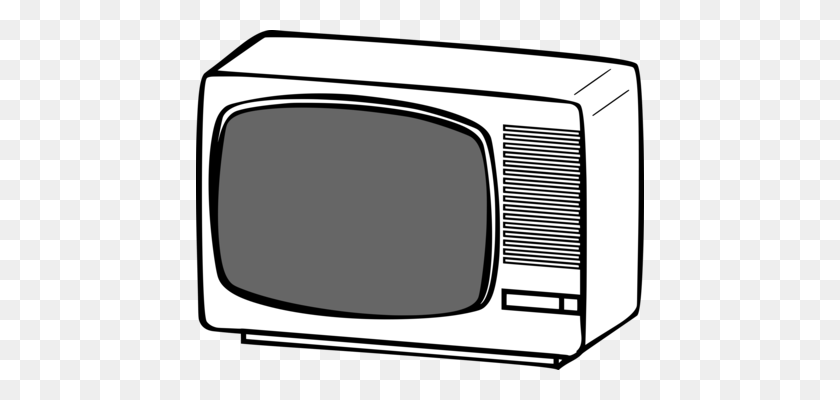 448x340 Television Set Toy Drawing - Old Tv Clipart