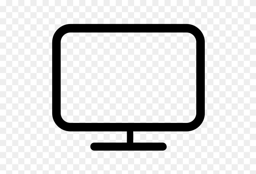 512x512 Televisión, Televisor, Telly Icono Con Formato Png Y Vector - Televisión Png