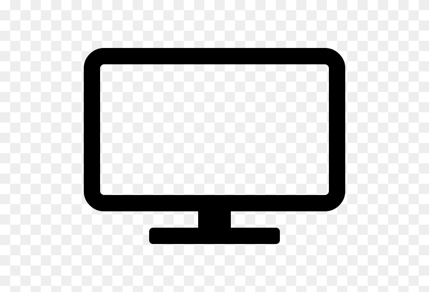 512x512 Television, Tv Icon With Png And Vector Format For Free Unlimited - Tv Icon PNG