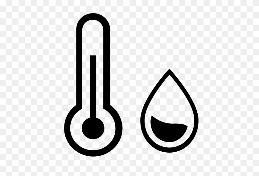 512x512 Temperature And Humidity, Humidity, Moisture Icon With Png - Temperature Clipart
