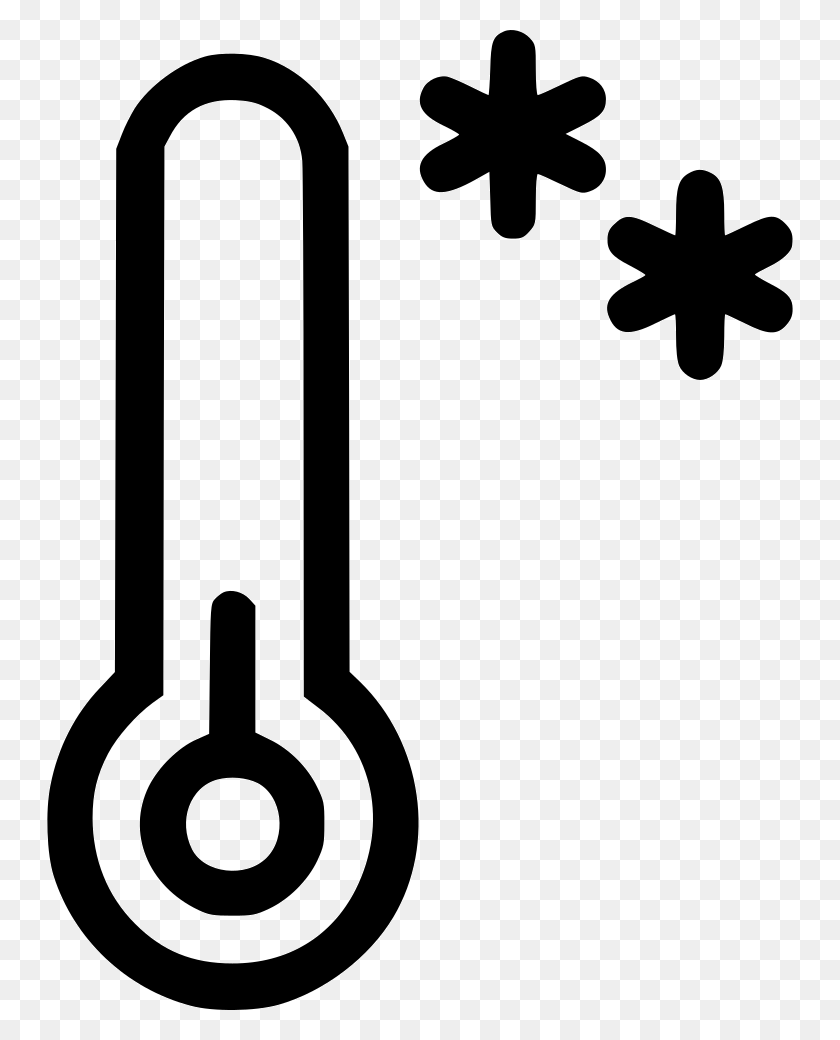 746x980 Temperature Thermometer Cold Snow Frost Mist Png Icon Free - Frost PNG