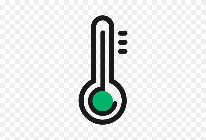 512x512 Температура, Термометр, Значок Погоды В Png И Векторном Формате - Значок Температуры Png