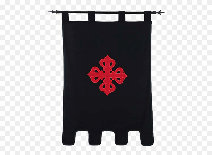 555x555 Рыцарь Тамплиеров Баннер Ордена Калатравы - Средневековый Баннер Png