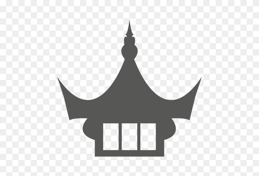 512x512 Temple Clipart Ancient China - Cityscape Clipart