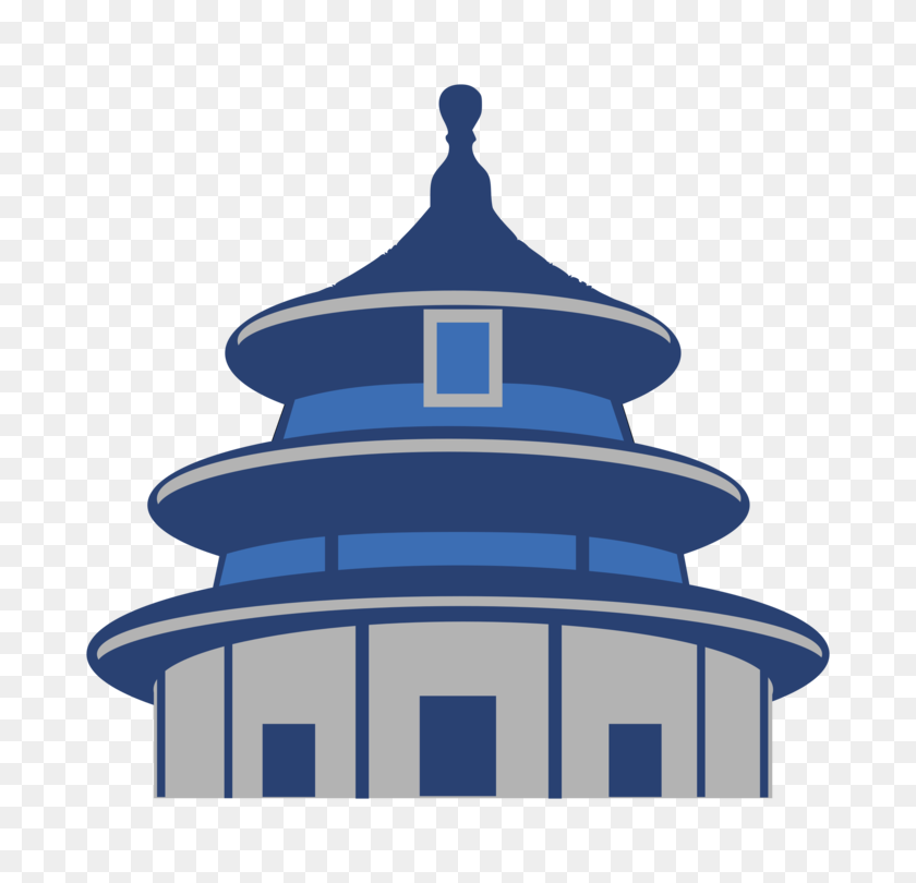 776x750 Temple Of Heaven Chinese Pagoda Drawing - Pagoda Clipart
