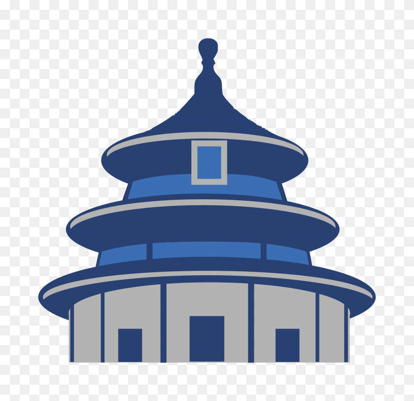 2400x2319 Temple Of Heaven Icons Png - Temple PNG