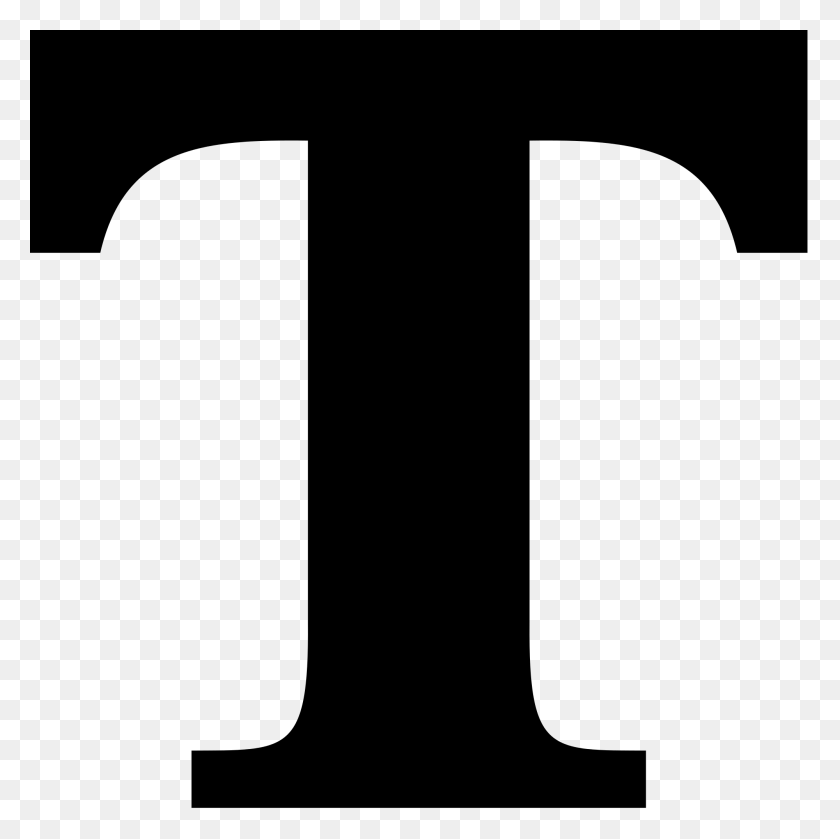 2000x2000 Temporary Letter T - Letter T PNG