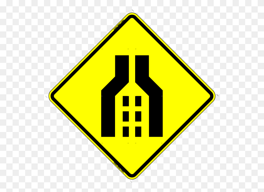 551x551 Временные Предупреждающие Знаки Mutcd Строительные Знаки Дорожные Работы - Строительный Знак Png