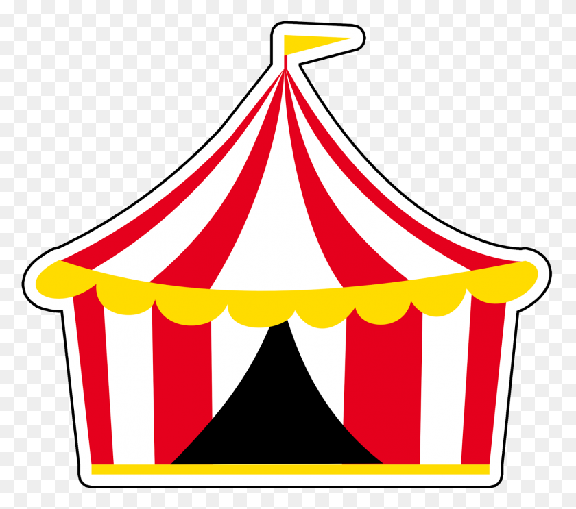 1600x1402 Tenda Circo Contorno Branco Circo - Circus Tent PNG