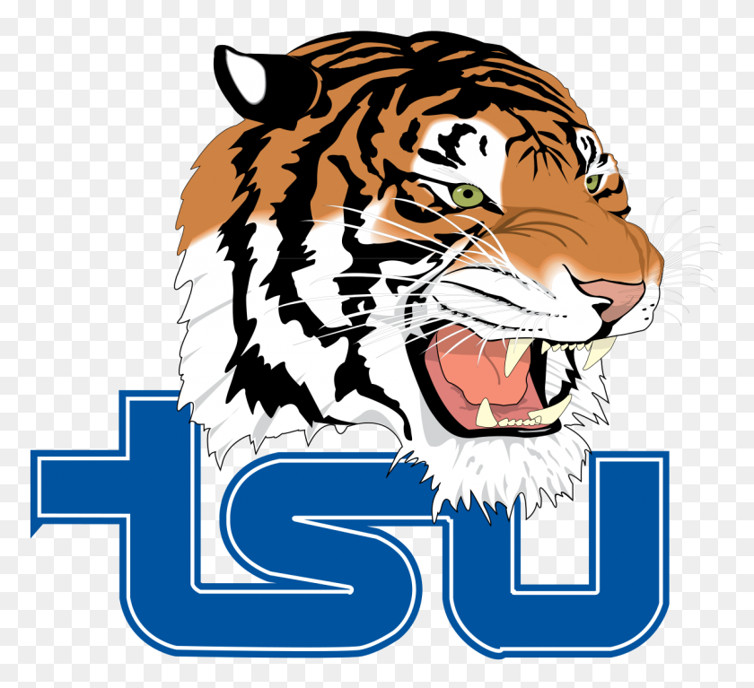 1200x1089 Tennessee State Tigers And Lady Tigers - Tiger Head PNG