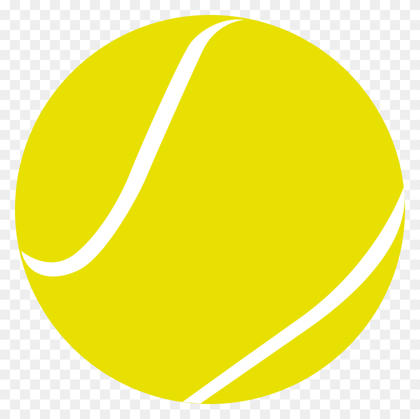 2000x2000 Tennis Ball Clip Art - Tennis Ball Clipart Black And White
