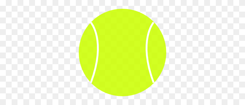 300x300 Tennis Ball Clip Art - Tennis Court Clipart