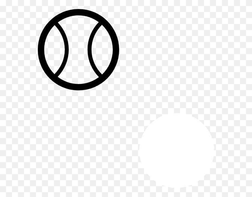 588x596 Теннисный Мяч Картинки, Чтобы Распечатать Теннисный Мяч Картинки - Обуви Принт Клипарт Черно-Белый