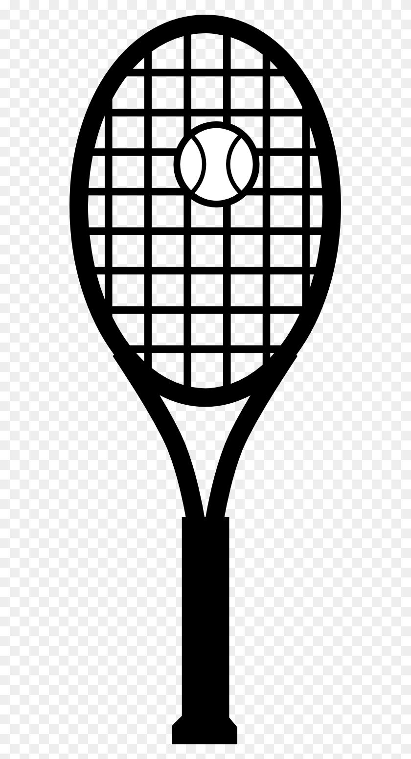 555x1491 Теннисный Мяч Черно-Белая Коллекция - Черно-Белый Клипарт