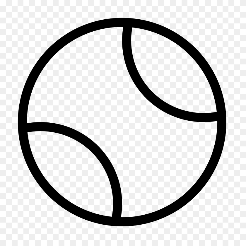 1600x1600 Значок Теннисный Мяч - Теннисный Мяч Png