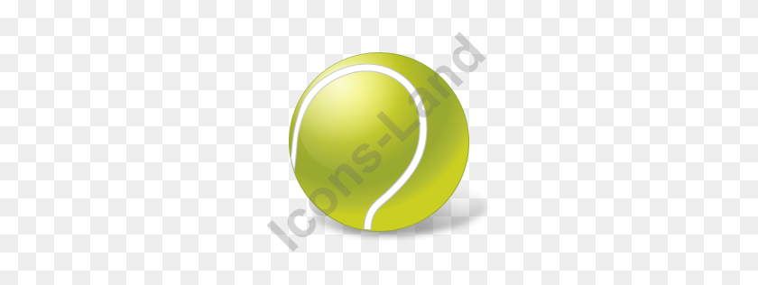 256x256 Tennis Ball Icon, Pngico Icons - Tennis Ball PNG