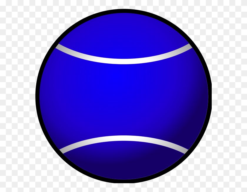 600x595 Теннисный Мяч Простой Векторный Рисунок - Оловянный Клипарт