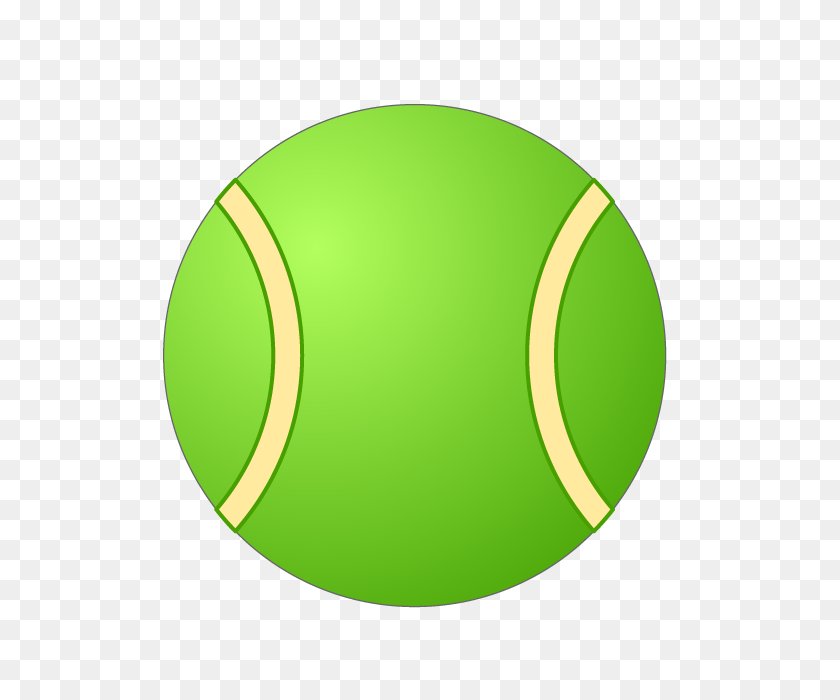 640x640 Теннисный Мяч Теннисные Спортивные Мячи Мяч Зеленый Круг - Спортивные Мячи Клипарт