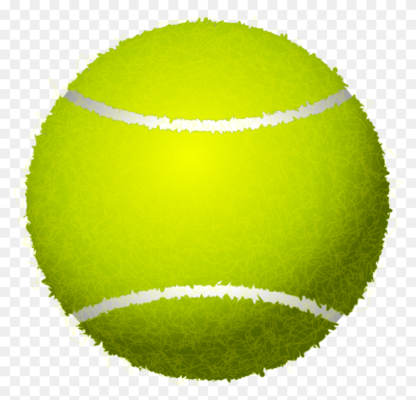 782x750 Tennis Balls Racket Rakieta Tenisowa - Tennis Racket And Ball Clipart
