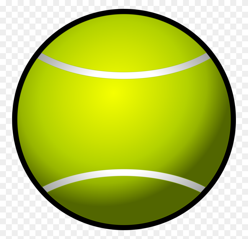 758x750 Tennis Balls Racket Sport - Tennis Racket And Ball Clipart