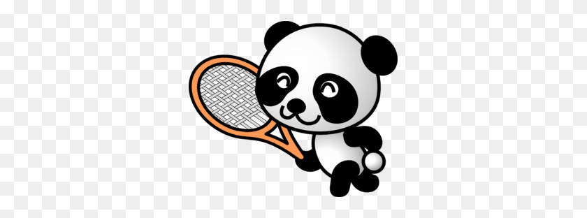 299x252 Tennis Panda Png, Clip Art For Web - Tennis Images Clip Art
