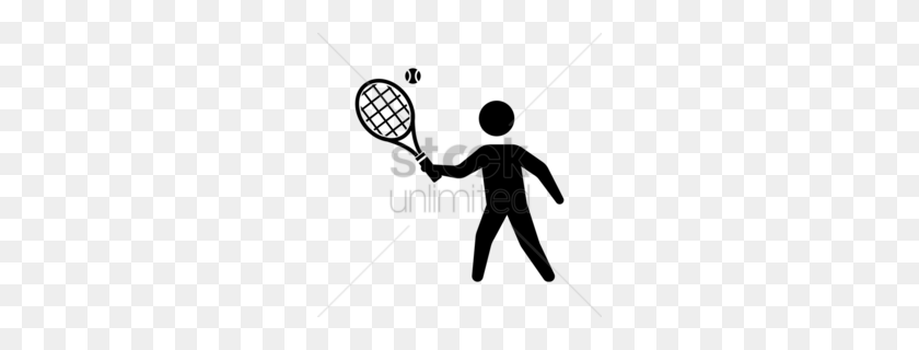 260x260 Raqueta De Tenis Clipart - Racquetball Clipart