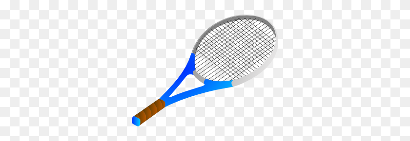 300x230 Tennis Racket Clipart - Tennis Racquet Clipart