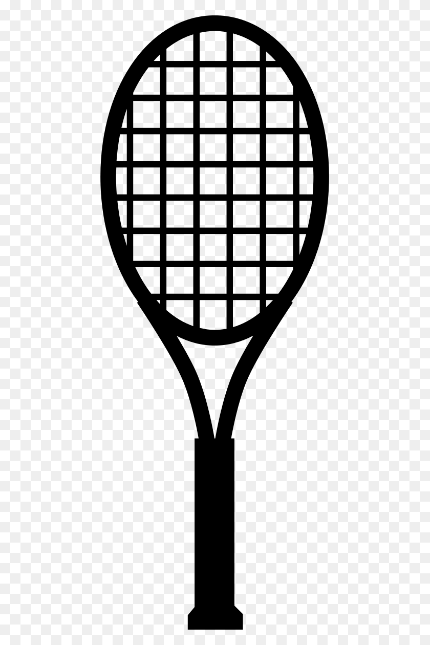 449x1200 Теннисная Ракетка - Теннисный Клипарт