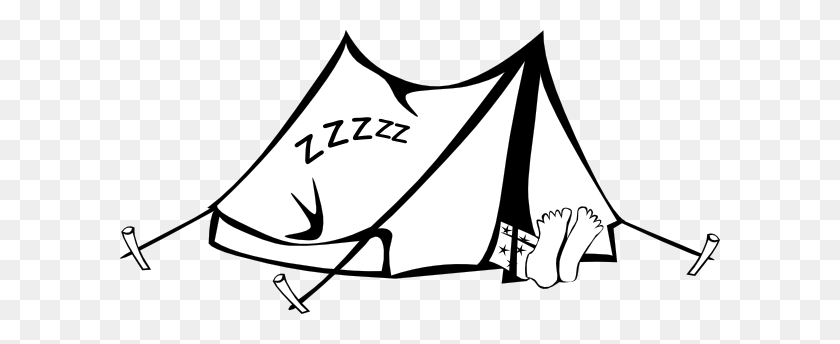 600x284 Tent Clipart Black And White - Camping Tent Clipart Black And White