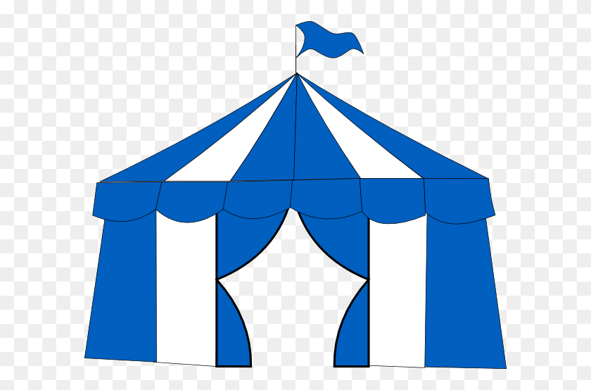 600x494 Tent Clipart Cirkus - Circus Clipart Free