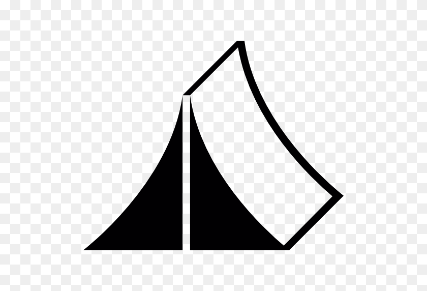 512x512 Треугольник - Палатка - Клипарт Бесплатно