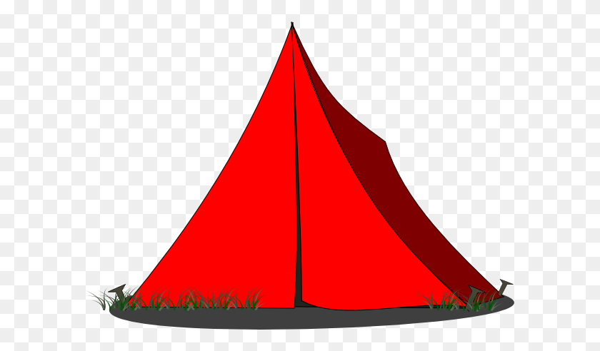 600x432 Палатка - Векторный Клипарт - Палатка Черно-Белый Клипарт