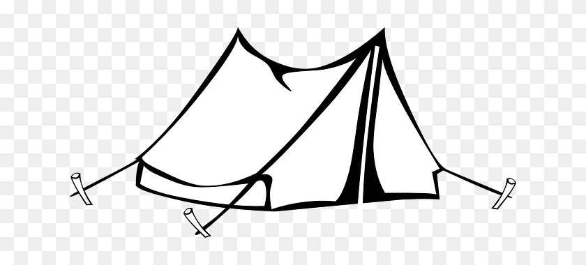 640x320 Tent Freeuse Library Free Download On Unixtitan - Camping Clipart PNG