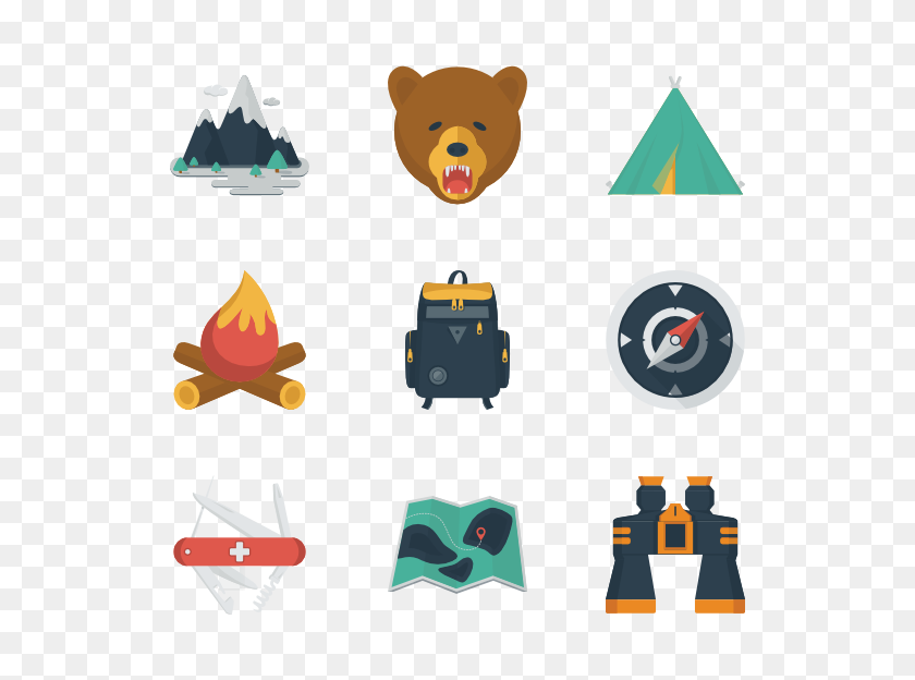 600x564 Tent Icon Packs - Camping PNG