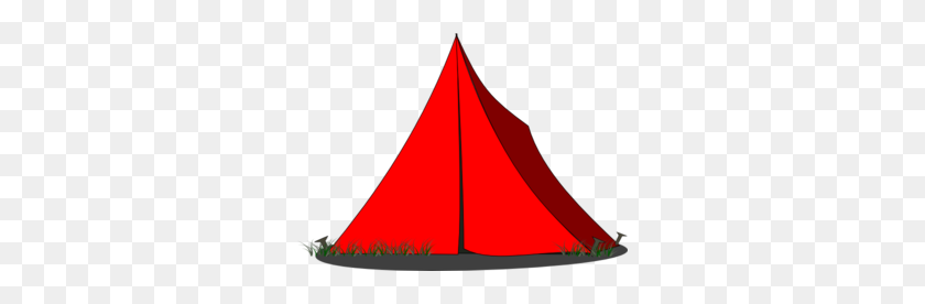 300x216 Tent Ridge Blue Clip Art - Tent Clipart
