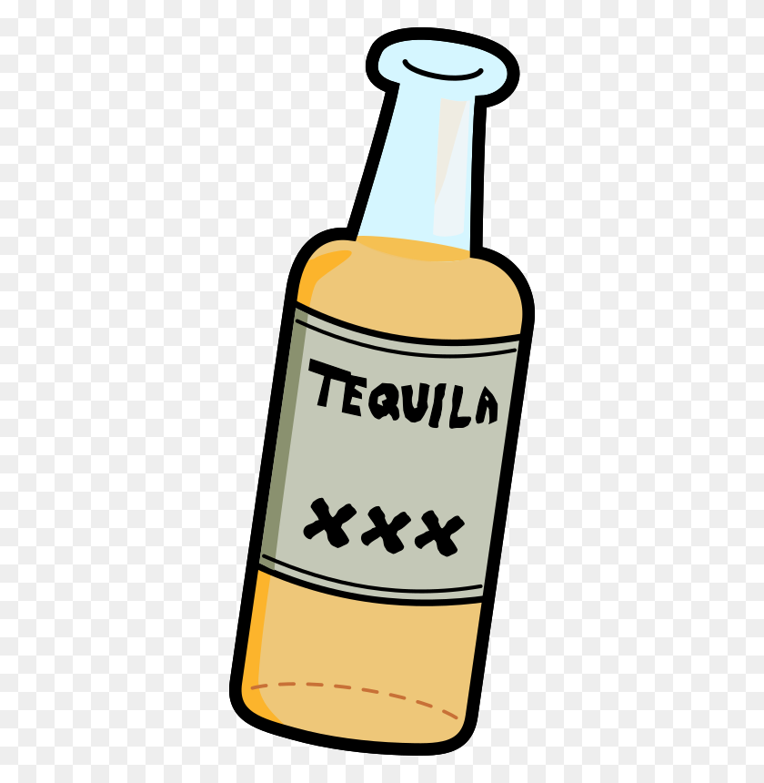 Tequila Clipart Tequila Bottle - Pinata Meksiko Clipart.