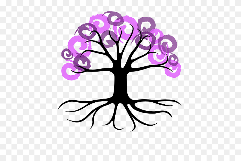 500x500 Логотип Дерева Теребинта, Созданный В Illustrator Hopping - Логотип Дерева Png