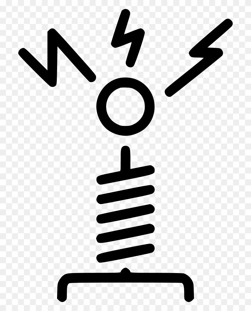718x980 Tesla Coil Png Icon Free Download - Tesla Clipart