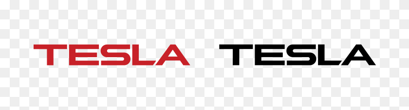 7280x1564 Tesla Logo Transparente - Tesla Logo Png